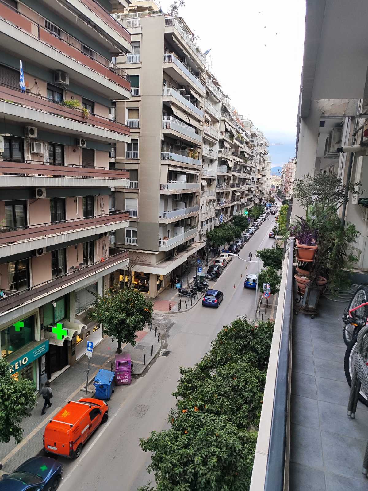Θέα από ακίνητο στο κέντρο της Θεσσαλονίκης